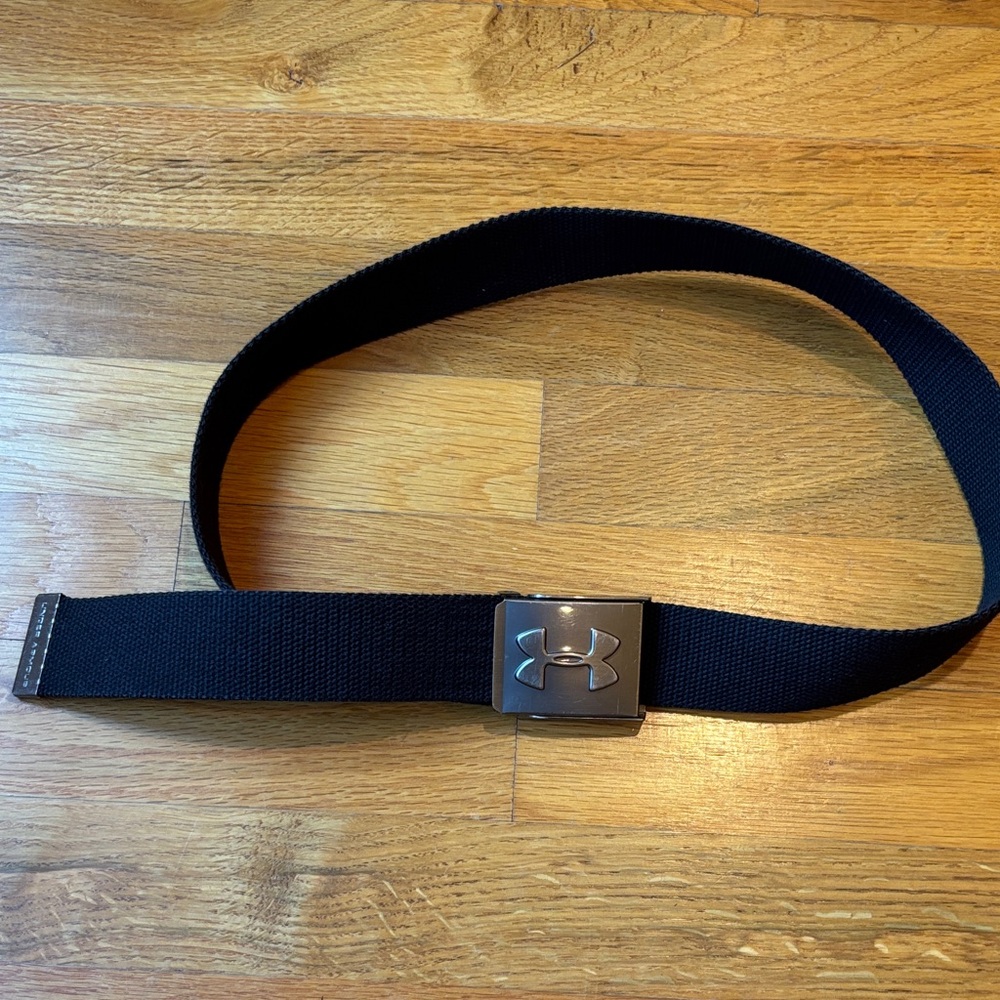 Under Armour Black Canvas Belt with Buckle